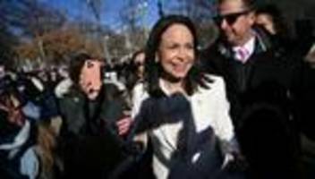 Venezuela: Machado überreicht Trump Nobelpreismedaille