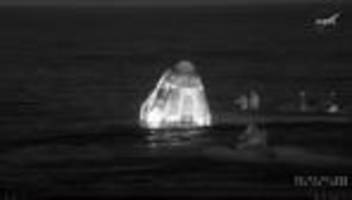 us-raumfahrtbehörde: iss-crew ist vorzeitig zurück auf der erde