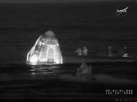 gesundheitsproblem im all: iss-crew nach medizinischem notfall zurück auf der erde