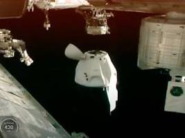 rückholaktion wegen problemen: erstmals in iss-geschichte: crew vorzeitig auf rückweg zur erde