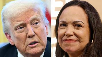 Oppositionsführerin Machado: Habe Trump Nobelpreis-Medaille überreicht