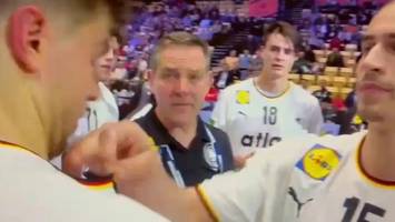 rückkehr der ally-pally-wespe: kuriose handball-szene um deutschland-star uscins