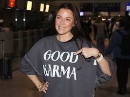 erste dschungelcamper unterwegs: simone ballack und co heben ab