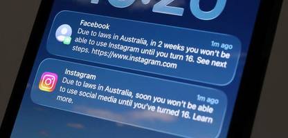 fast fünf millionen konten von australischen jugendlichen im ersten monat deaktiviert