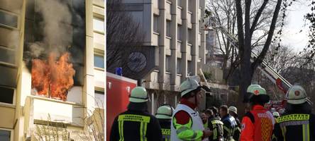 großeinsatz in augsburg: mehr als 30 verletzte nach feuer in hochhaus
