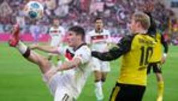 Fußball-Bundesliga: Bundeskanzler Merz sieht glücklichen BVB-Sieg