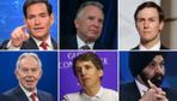 Nahost: Das sind die Mitglieder des Friedensrats für Gaza