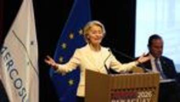 Welthandel: EU unterzeichnet Freihandelsabkommen mit Mercosur