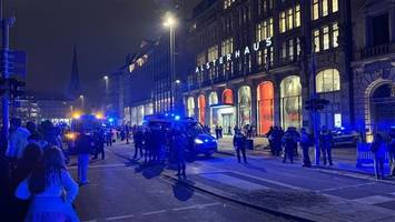 messerattacke am jungfernstieg: zwei männer mit stichverletzungen im krankenhaus