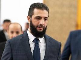 Al-Scharaa kommt doch nicht: Syrischer Präsident streicht kurzfristig seinen Deutschland-Besuch