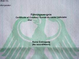 Schneller als gedacht?: Das Führungszeugnis soll es schon bald digital geben