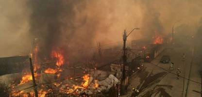 Chile: Mehr als 250 Häuser durch Waldbrände zerstört