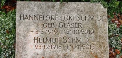 Hamburg: Polizei ermittelt nach Vandalismus an Helmut Schmidts Grab
