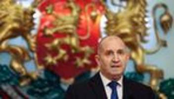 bulgarien: bulgariens präsident kündigt rücktritt an