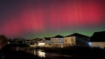 polarlichter über berlin und brandenburg: seltenes schauspiel am himmel