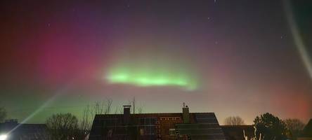 polarlicht über augsburg