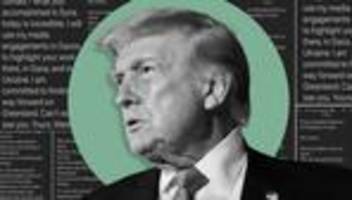 privatnachrichten an donald trump: es hat sich ausgeschleimt