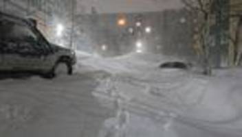 russland: schneemassen sorgen für ausnahmezustand auf kamtschatka