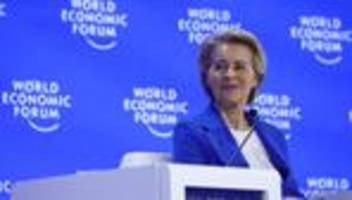 Weltwirtschaftsforum: Live: Ursula von der Leyen spricht zur WEF-Eröffnung in Davos