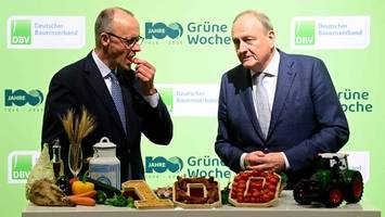 so lief der rundgang von bundeskanzler merz auf der grünen woche