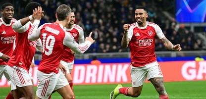 champions league: arsenal siegt bei inter, bvb und leverkusen verlieren