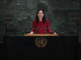 UN-Charta kein nice to have: Baerbock sieht keine große Rolle für Trumps Friedensrat