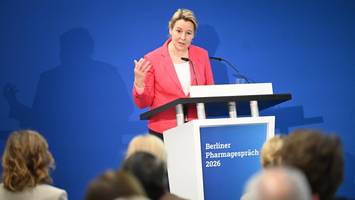 giffey kontert bürokratie-kritik der pharma-branche mit deutlichem plädoyer