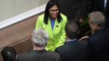 Venezuela: Delcy Rodríguez hebt vor US-Besuch Dialogbereitschaft hervor