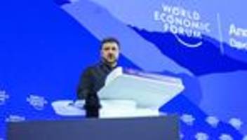 weltwirtschaftsforum in davos: selenskyj kündigt trilaterale gespräche mit den usa und russland an