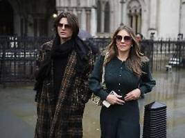 Am Boden zerstört: Prinz Harry unterstützt Liz Hurley vor Gericht