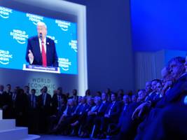 weltwirtschaftsforum: trump präsentiert davos seine rechnung