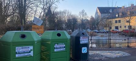 augsburg bekommt neue altglascontainer: die ersten container sind da