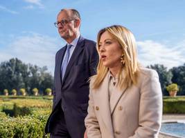 Merz bei Meloni: Das Bündnis der Trump-Versteher