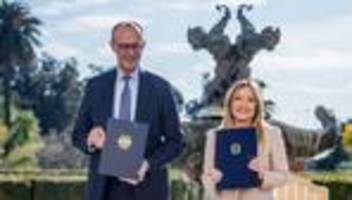 Deutschland und Italen: Merz und Meloni vereinbaren engere Zusammenarbeit bei der Verteidigung