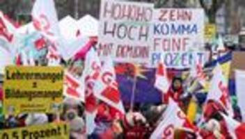 Streik: Lehrer streiken in Dresden
