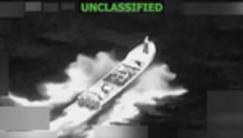 USA: US-Militär greift mutmaßliches Drogenschmuggelboot an