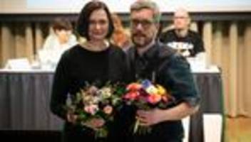 Landesparteitag: Nach Stichwahl: Grüne starten Wahlkampf mit neuem Spitzenduo