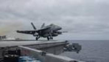 US-Flugzeugträger: Iran droht USA im Angriffsfall
