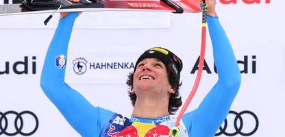 Abfahrt in Kitzbühel: Giovanni Franzoni gewinnt auf der Streif vor Marco Odermatt