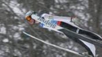 WM in Oberstdorf: Ski rutschen die Schanze runter: Prevc darf nicht fliegen