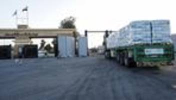 Krieg in Gaza: Israels Sicherheitskabinett stimmt über Öffnung von Rafah-Übergang ab