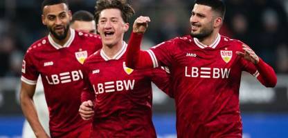 Fußball-Bundesliga: VfB Stuttgart siegt souverän in Mönchengladbach