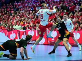 deutsche handballer: nur eine halbzeit auf augenhöhe mit dem weltmeister