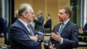 Amtskollegen: Kretschmer würdigt Haseloff zum Abschied