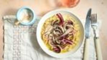 bohnotto mit radicchio: risotto ohne reis ist auch sehr nice