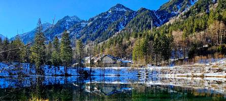 „wie kann das sein?“ naturphänomen an allgäuer bergsee sorgt im winter immer wieder für erstaunen