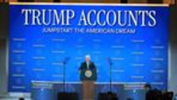 Amerikanischer Traum: US-Finanzfirmen unterstützen Trump Accounts für Kinder