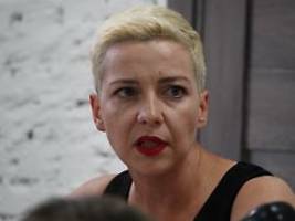 Befreiung politischer Gefangener: Oppositionelle Kolesnikowa fordert Diplomatie-Initiative mit Belarus