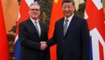 Diplomatie: Tauwetter zwischen London und Peking