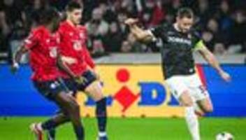 Europa League: 0:1 in Lille: Freiburg verteidigt sich ins Achtelfinale